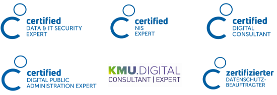 Zertifikate Ing. Patrick Josef Pammer v260203 Zertifikate Ing. Patrick Josef Pammer Stand 3. Februar 2026: Zertifizierter NIS Experte Zertifizierter Datenschutzbeauftragter Certified Data & IT Security Expert Certified Digital Consultant Certified Digital Public Administration Expert KMU Digital Expert Geprüfter Datenschutzexperte